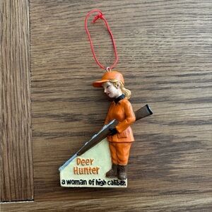Hunting Christmas ornament